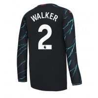 Billiga Manchester City Kyle Walker #2 Tredje fotbollskläder 2023-24 Långärmad